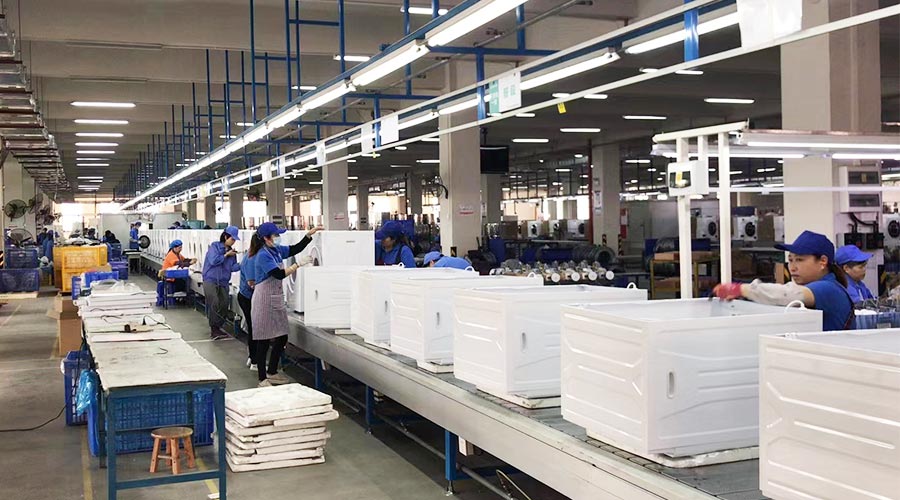 專業且專注!裝配車間開展客戶松下滾筒衣服烘干機生產 專業且專注!裝配車間開展客戶松下滾筒衣服烘干機生產