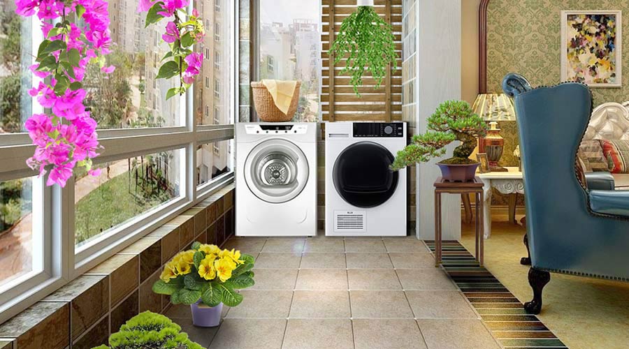 家居陽臺晾曬衣物不干怎么辦，衣物烘干機來解決！