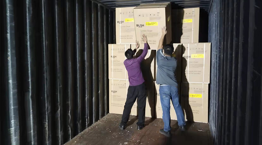 挑燈夜戰(zhàn),順利完成客戶Argos的滾筒干衣機(jī)出貨 挑燈夜戰(zhàn),順利完成客戶Argos的滾筒干衣機(jī)出貨