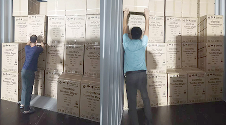 講效率!快速完成英國客戶Electriq衣物烘干機(jī)裝柜出貨任務(wù) 講效率!快速完成英國客戶Electriq衣物烘干機(jī)裝柜出貨任務(wù)