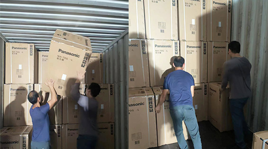 春節放假沖刺!加速度完成客戶松下衣物烘干機裝柜發貨 春節放假沖刺!加速度完成客戶松下衣物烘干機裝柜發貨