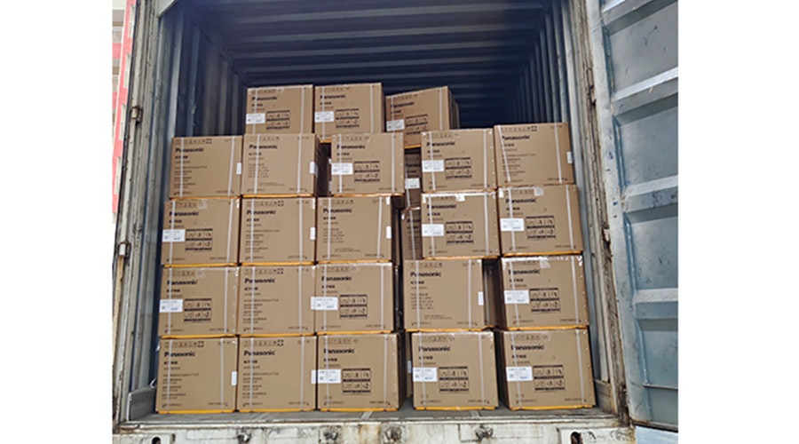 滿滿的貨物!國內知名品牌客戶全自動滾筒洗衣機裝柜發貨 滿滿的貨物!國內知名品牌客戶全自動滾筒洗衣機裝柜發貨