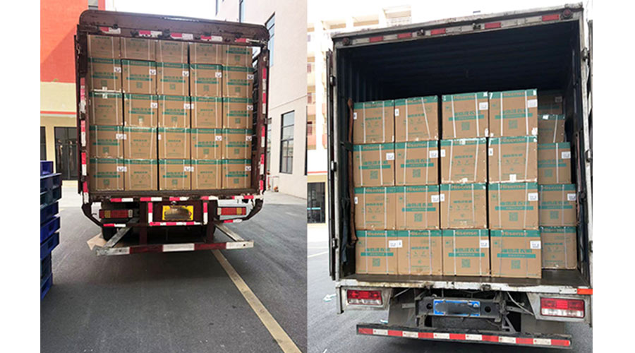 實況圖!金環電器完成國內某知名品牌迷你洗衣機裝柜發貨 實況圖!金環電器完成國內某知名品牌迷你洗衣機裝柜發貨