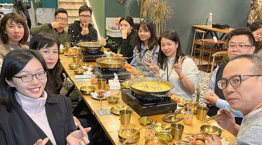 寒冬暖心！金環電器銷售部組織火鍋團建沖刺2022